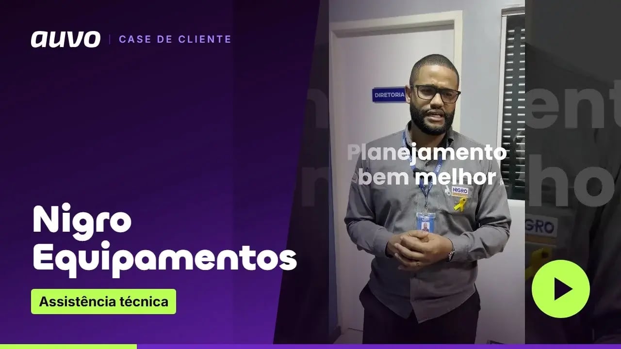 Case Nigro Equipamentos: planejamento de tarefas e relatórios com fotos para os clientes — vídeo