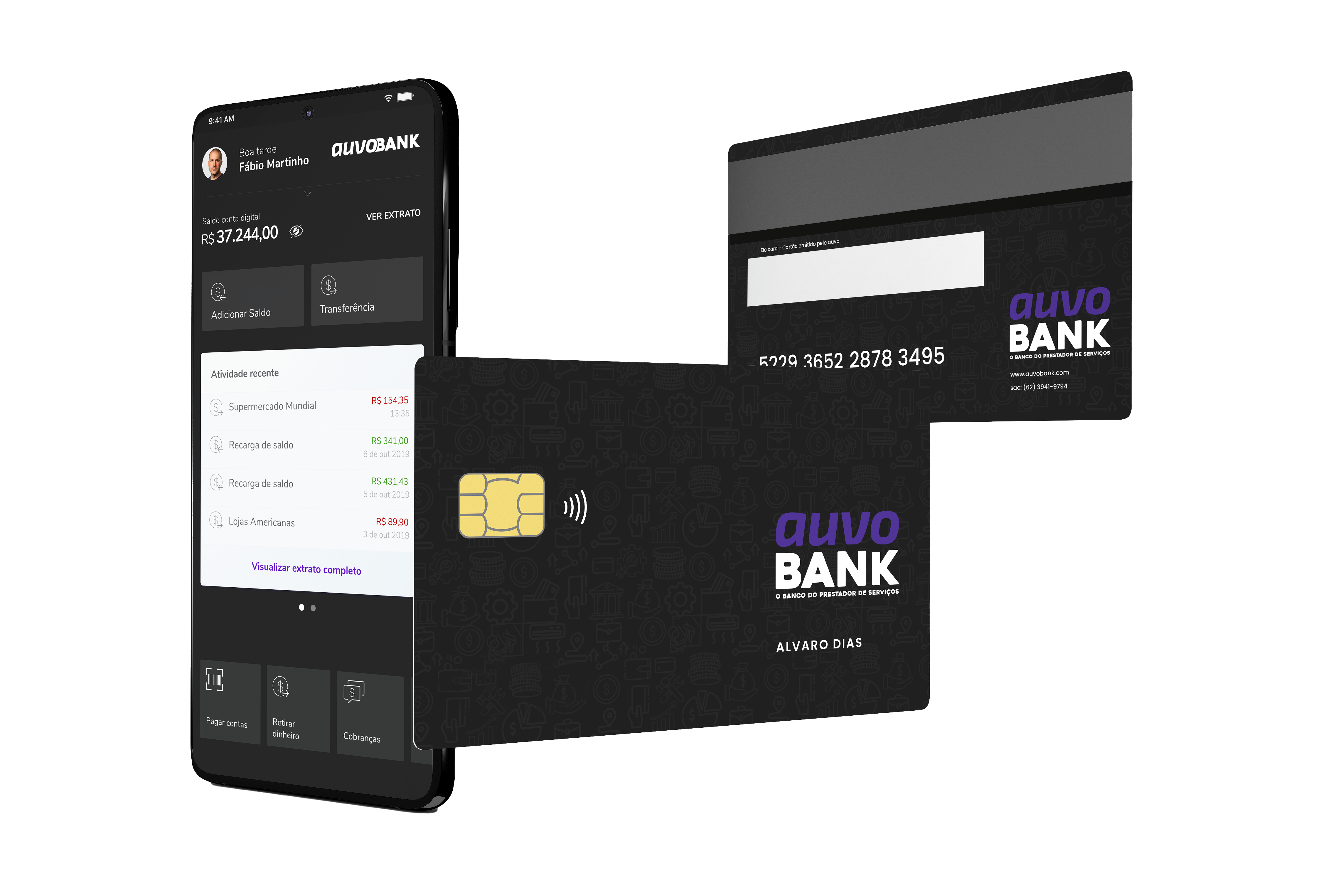 Conta digital Auvo Bank