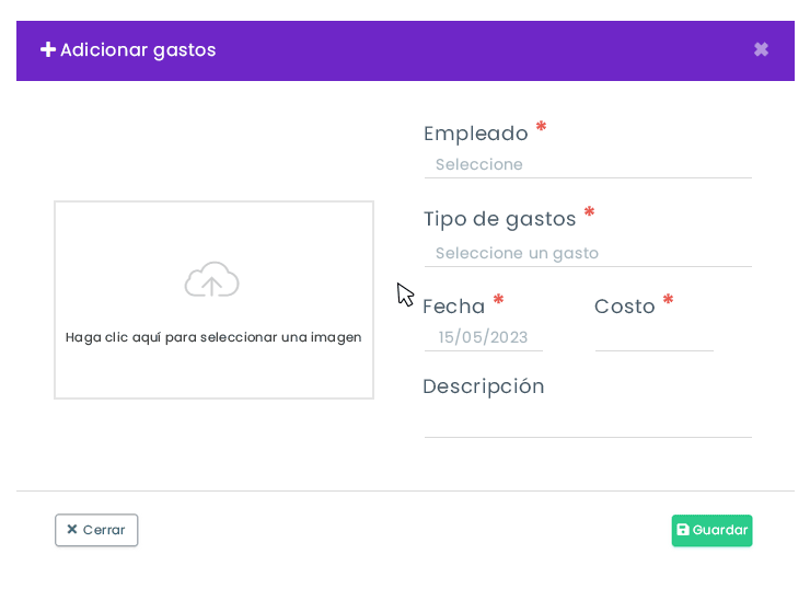 Nuevo Gasto