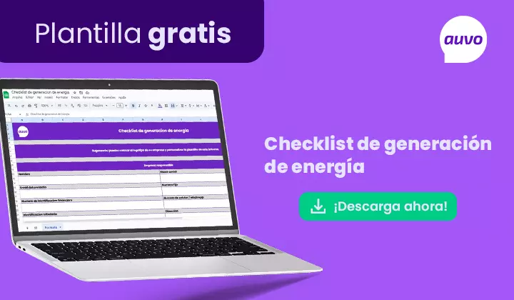 Checklist de generación de energía