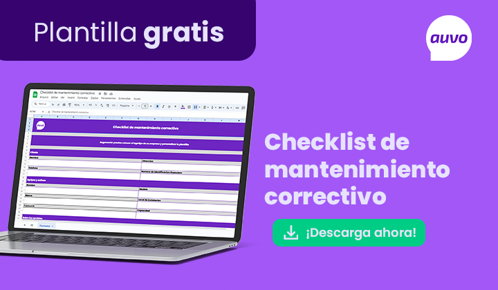 Checklist de mantenimiento correctivo