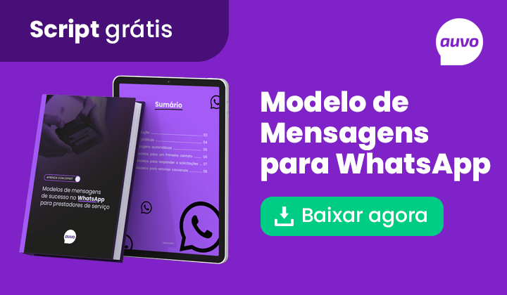 Modelo de Mensagens para Whatsapp