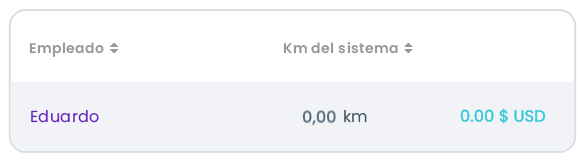 Km del sistema Km del sistema
