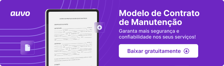 modelo de contrato de manutencao