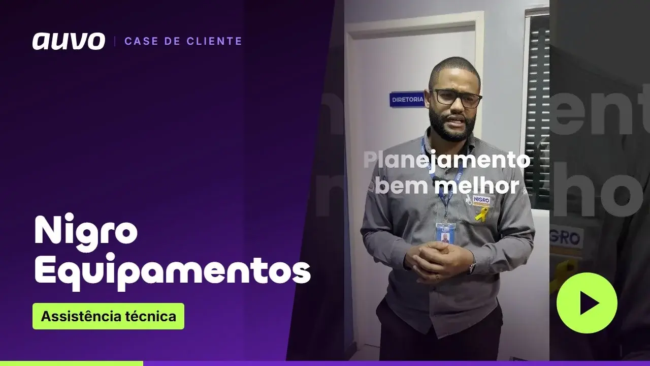 Case Nigro Equipamentos: planejamento de tarefas e relatórios com fotos para os clientes — vídeo